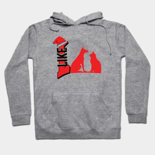 I like dogs and cats Hoodie